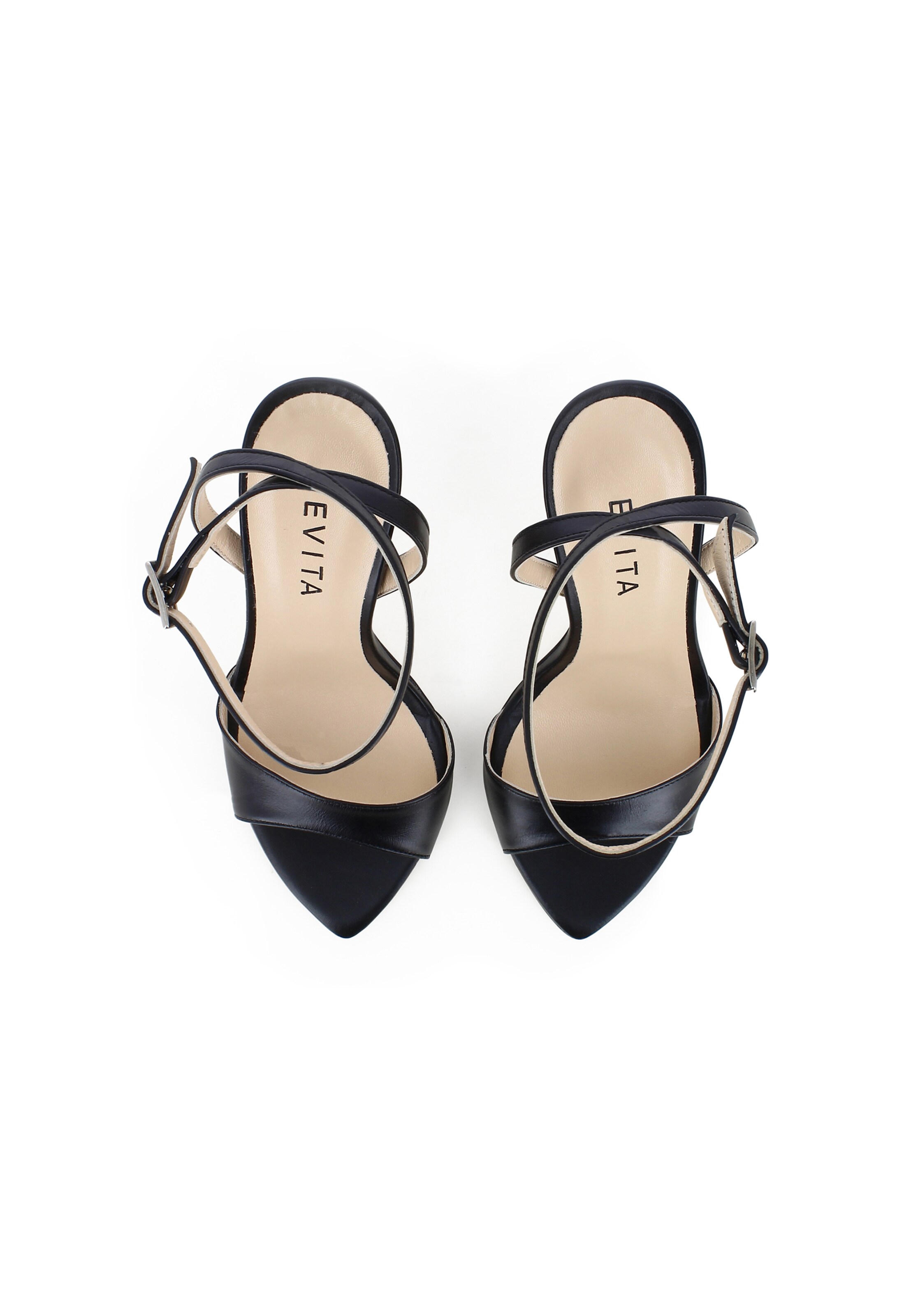 EVITA Strap sandal 'MONICA' in Black