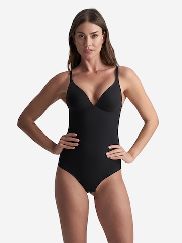 Bye Bra Shapingbody 'Sculpting Bodysuit Wire Free' in Schwarz: Vorderseite