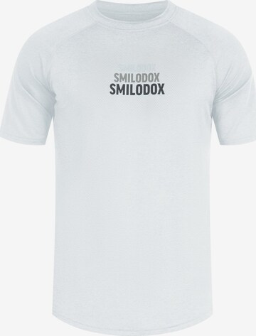 T-Shirt fonctionnel Smilodox en gris : devant