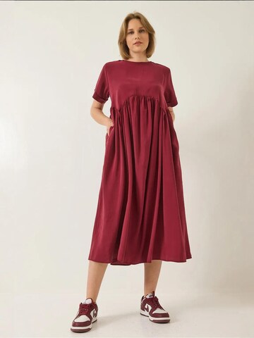 Bianco Lucci Jurk in Rood