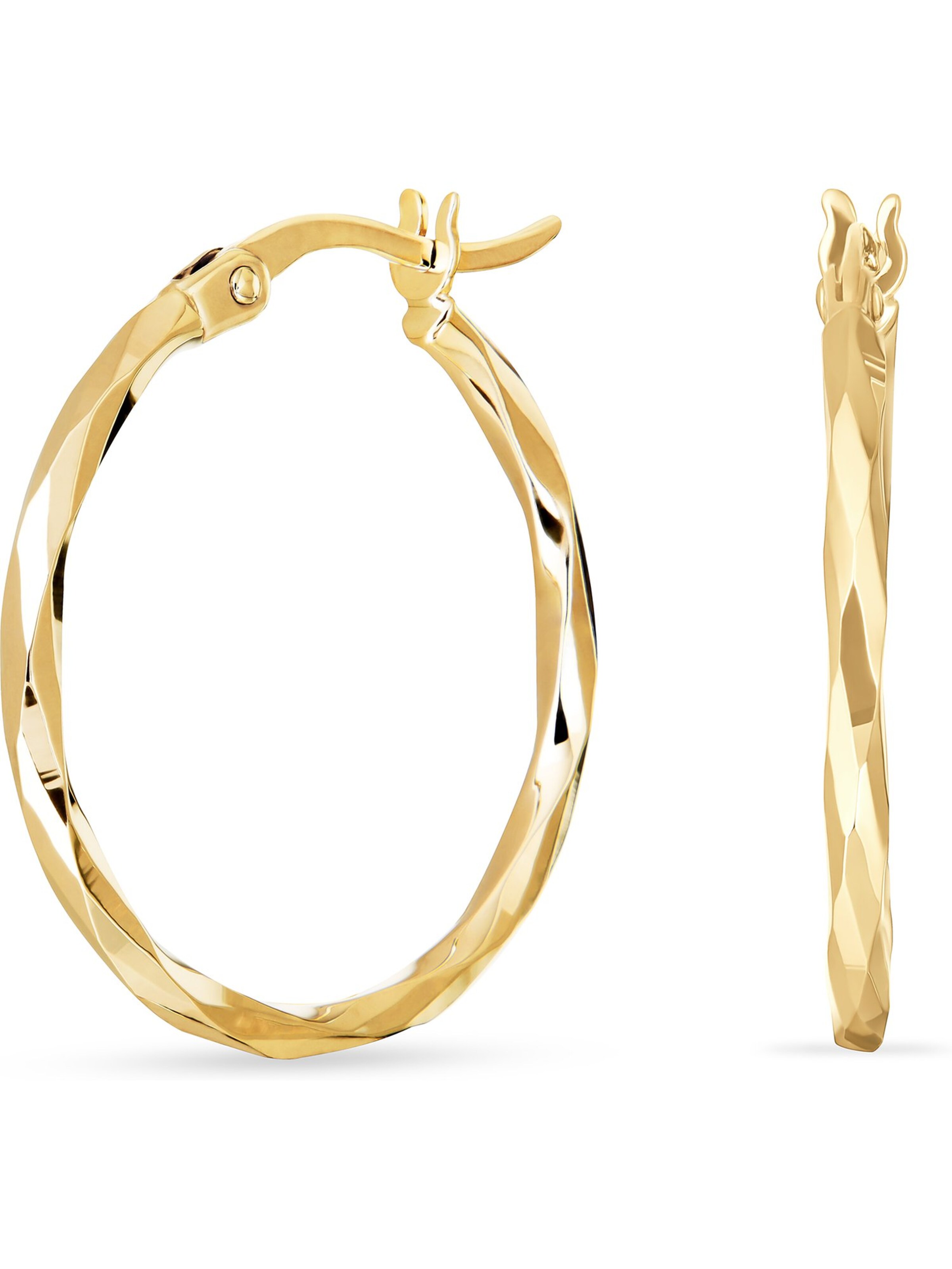 CHRIST Ohrringe in Gelb