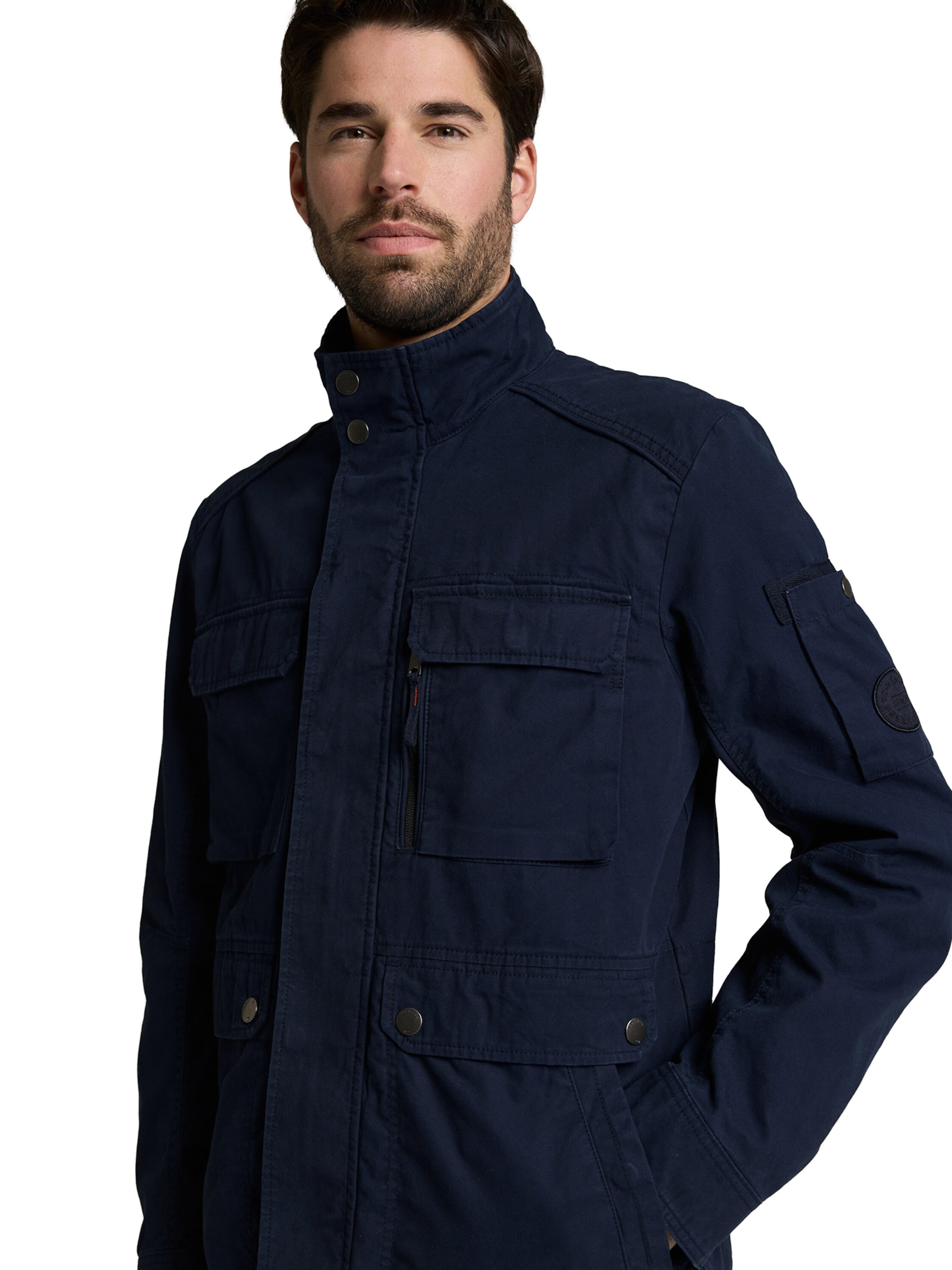 TOM TAILOR Tussenjas in Blauw