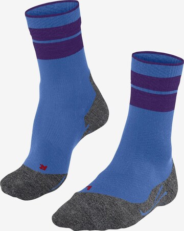 FALKE Sportsocken 'TK Compression Stabilizing' in Blau: Vorderseite