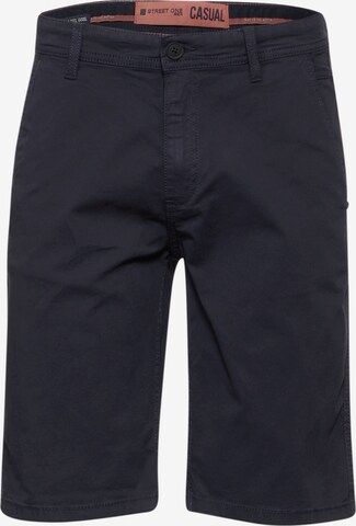 Street One MEN Chino Pants in Blue: front
