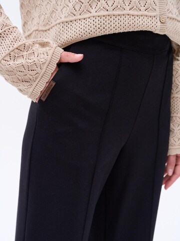 Blue Shadow Regular Pants in Black