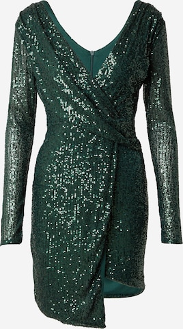 Robe de cocktail WAL G. en vert : devant