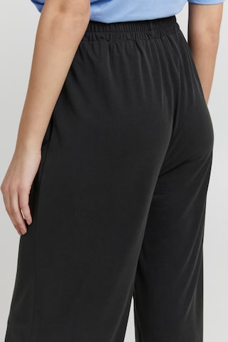 Oxmo Wide leg Broek 'OXBryndis' in Zwart