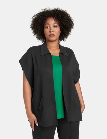 SAMOON Strickjacke in Schwarz: Vorderseite