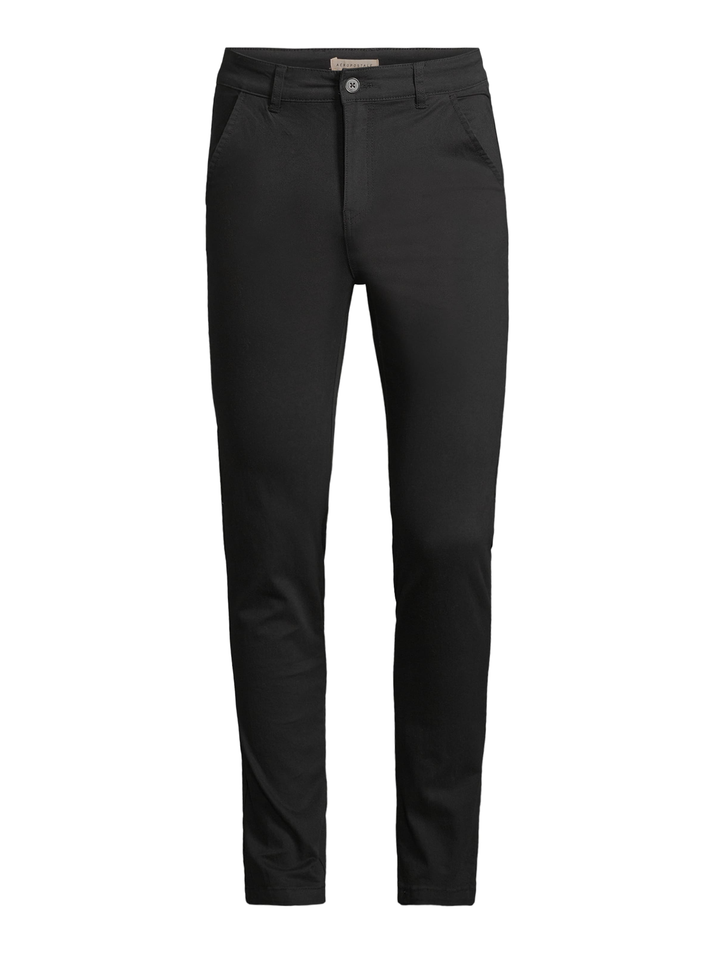 AÉROPOSTALE Дънки Tapered Leg Панталон Chino в черно: отпред