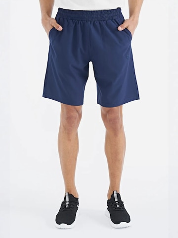 Pantalon Tommy Life en bleu : devant