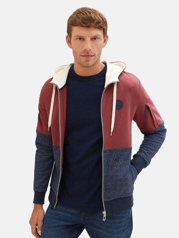 TOM TAILOR Sweatvest in Rood