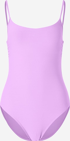 BILLABONGSportski kupaći kostim 'Tanlines' - ljubičasta boja: prednji dio
