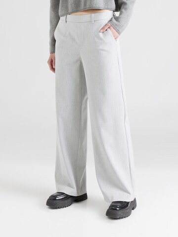 Wide leg Pantaloni 'Lisa' di OBJECT in grigio: frontale