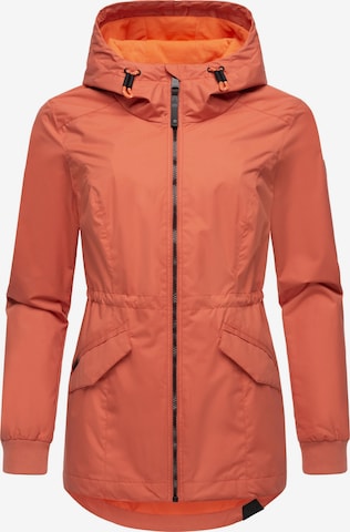 Ragwear Prehodna jakna 'Dowey A' | oranžna barva: sprednja stran