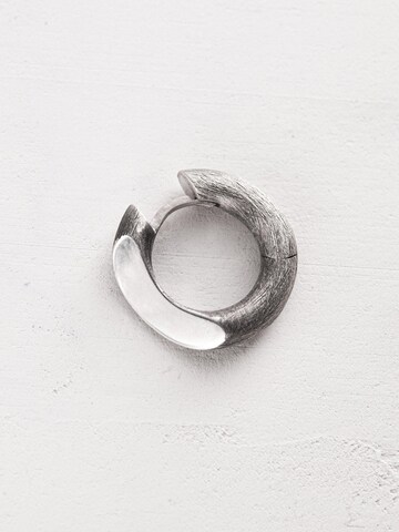 REYTEL - Pendientes 'MIRROR' en plata: frente