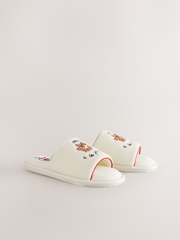 Next Hausschuh in Weiß