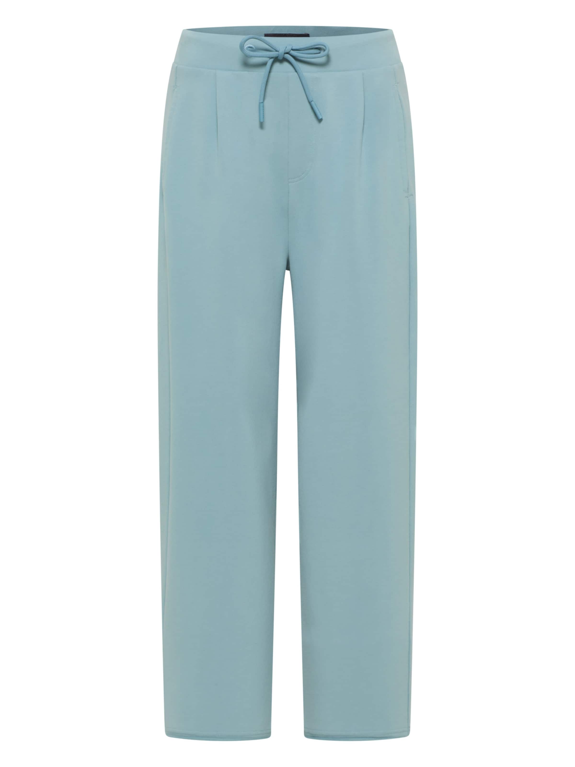 évasé Pantalon de sport 'Neah' Elbsand en bleu : devant