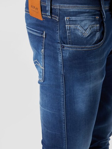 REPLAY Slimfit Jeans 'Anbass' in Blau