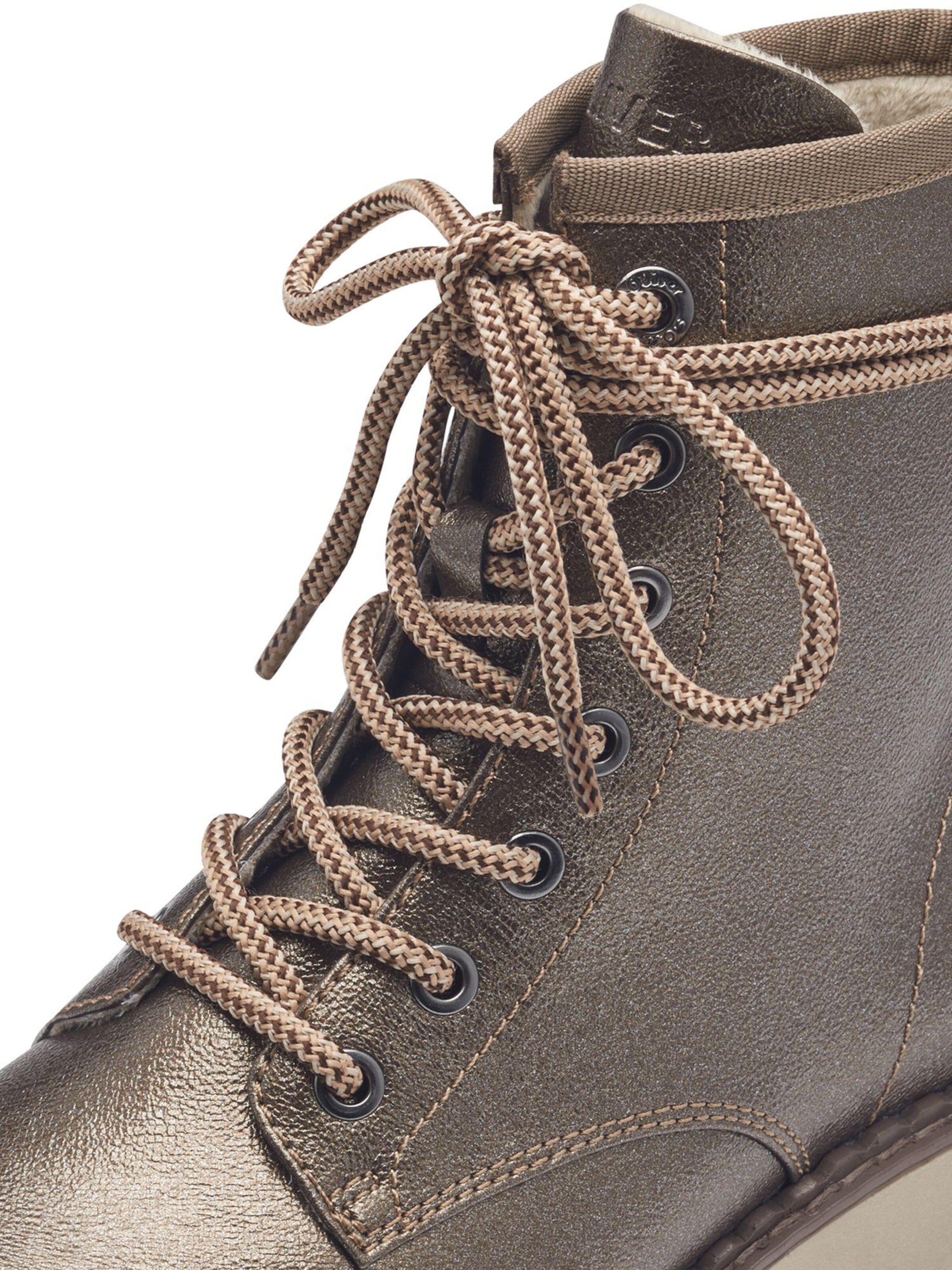 s.Oliver Schnürstiefelette in Braun