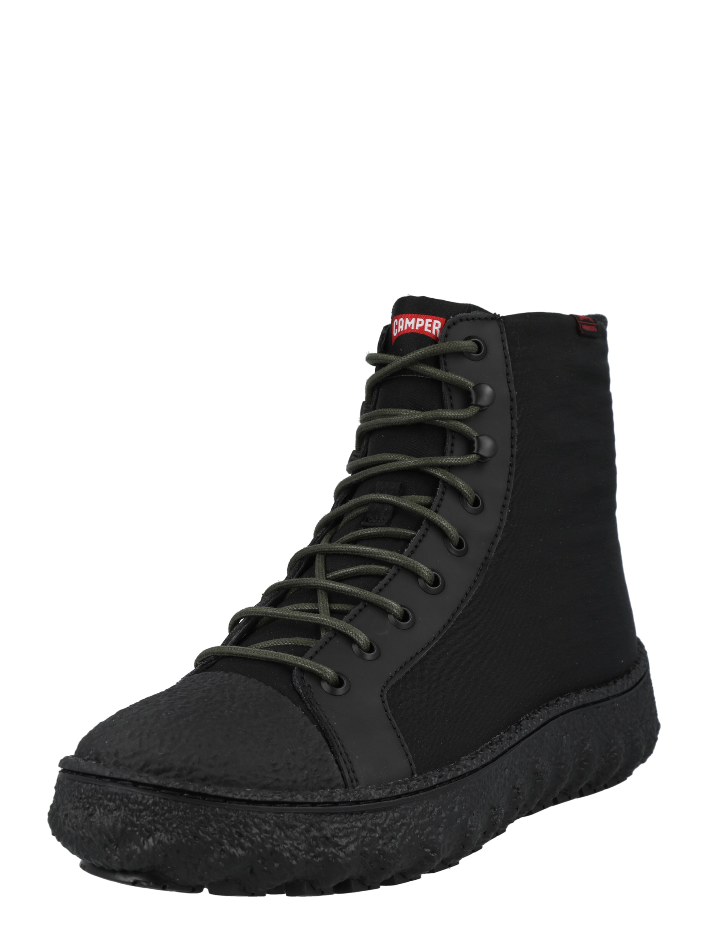 Bottines à lacets CAMPER en noir : devant