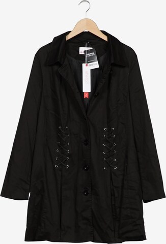 SHEEGO Mantel 4XL in Schwarz: Vorderseite