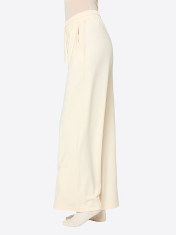 Loosefit Pantalon de sport ' Wide ' Nur Die en beige