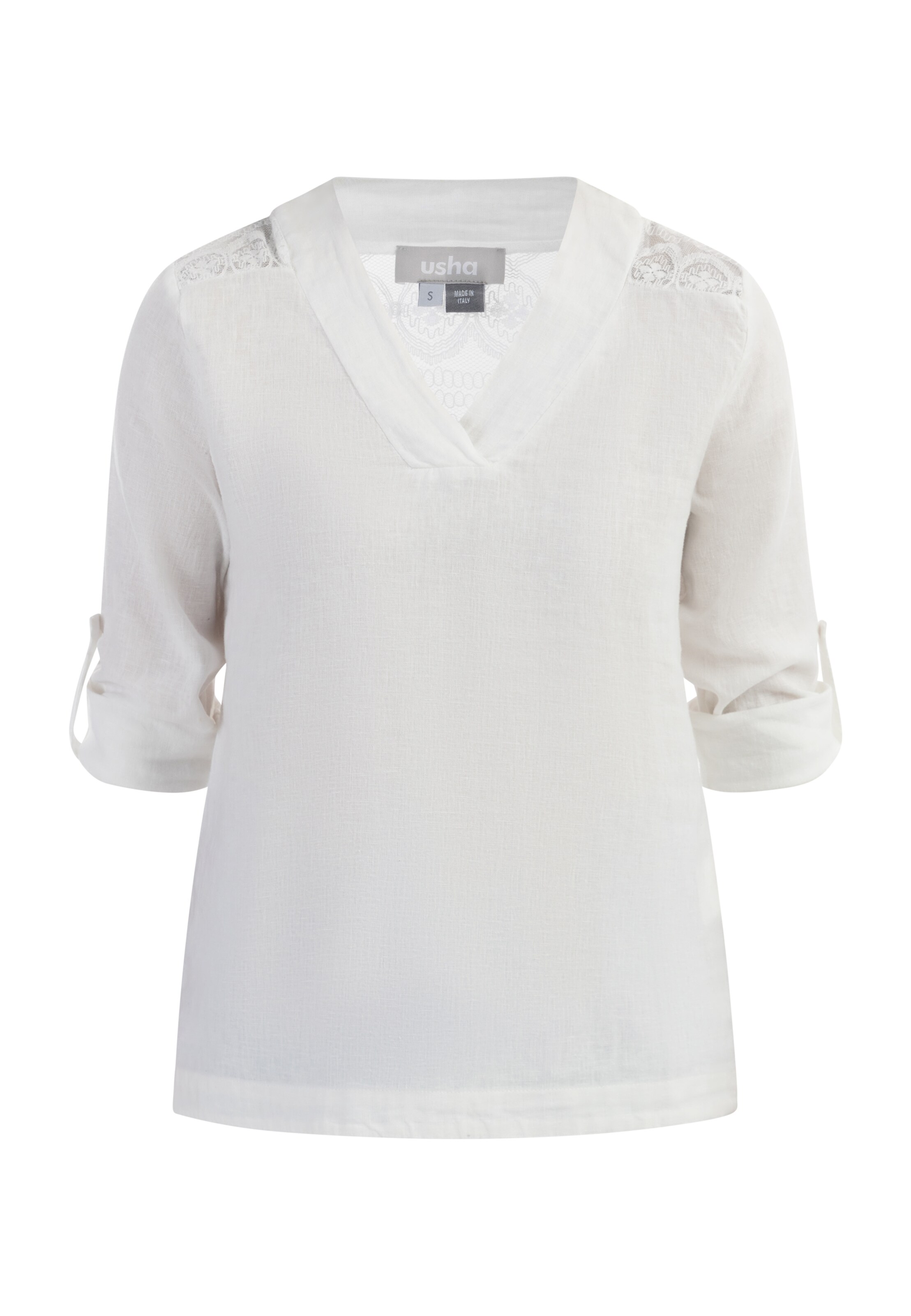 Bluză de la Usha pe alb: față
