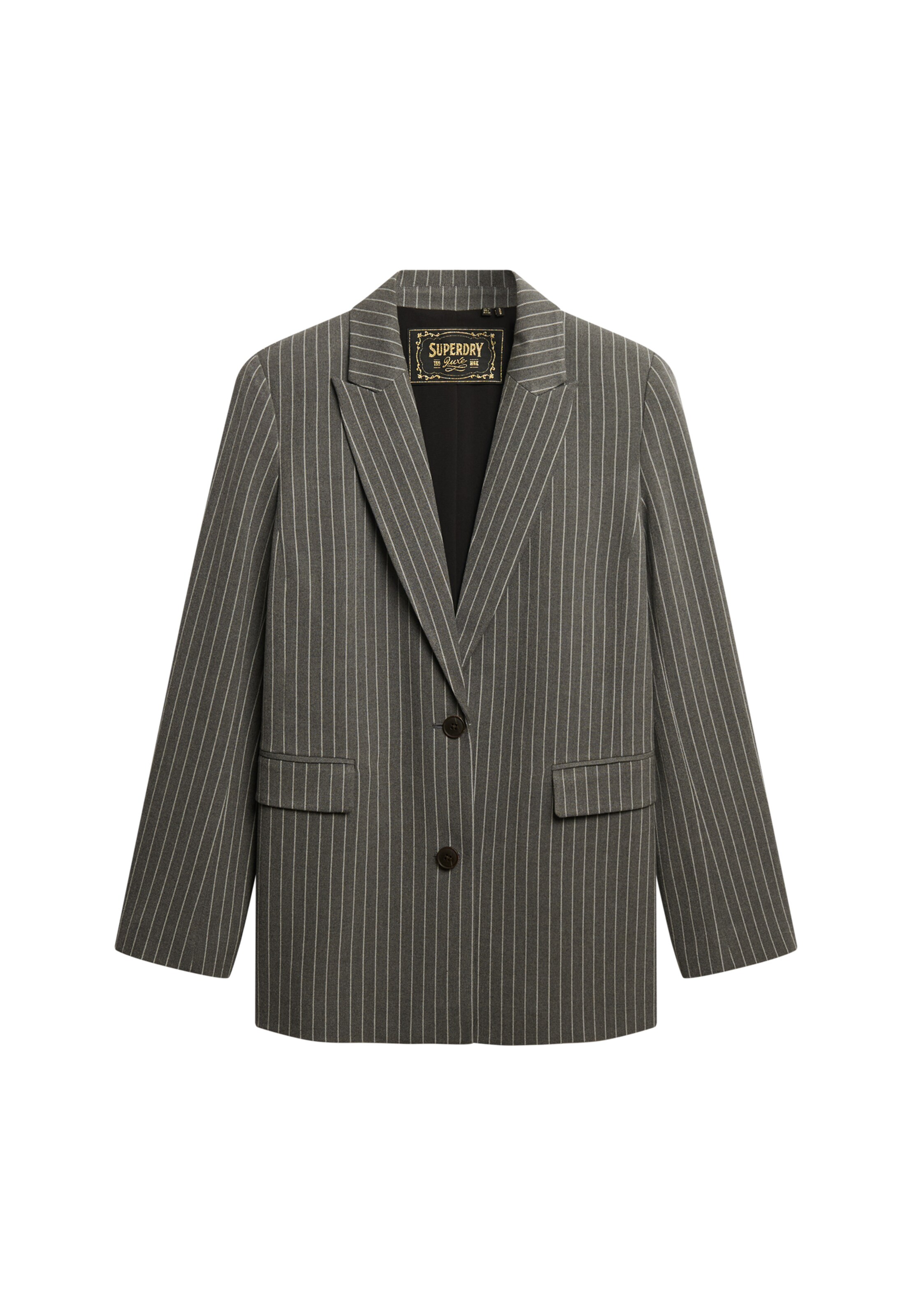 Superdry Blazers in Grijs: voorkant