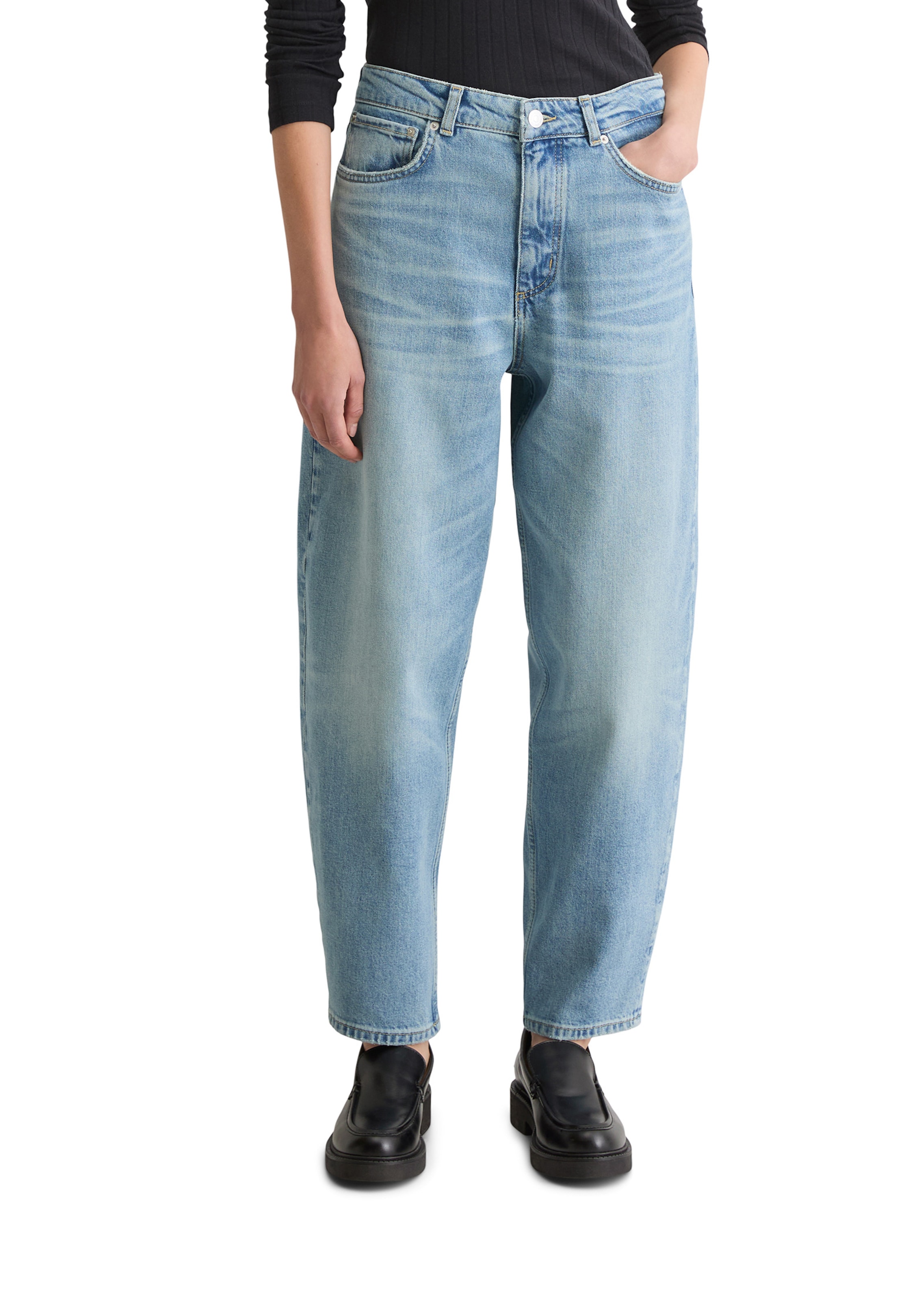 Marc O'Polo Baggy Jeans in Blau: Vorderseite