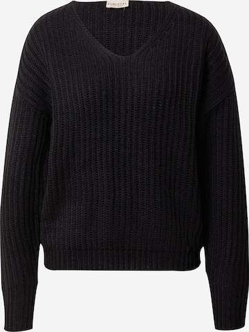 Pull-over Sublevel en noir : devant