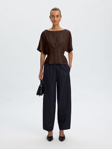 SELECTED - Blusa 'SLFMatilda' en marrón