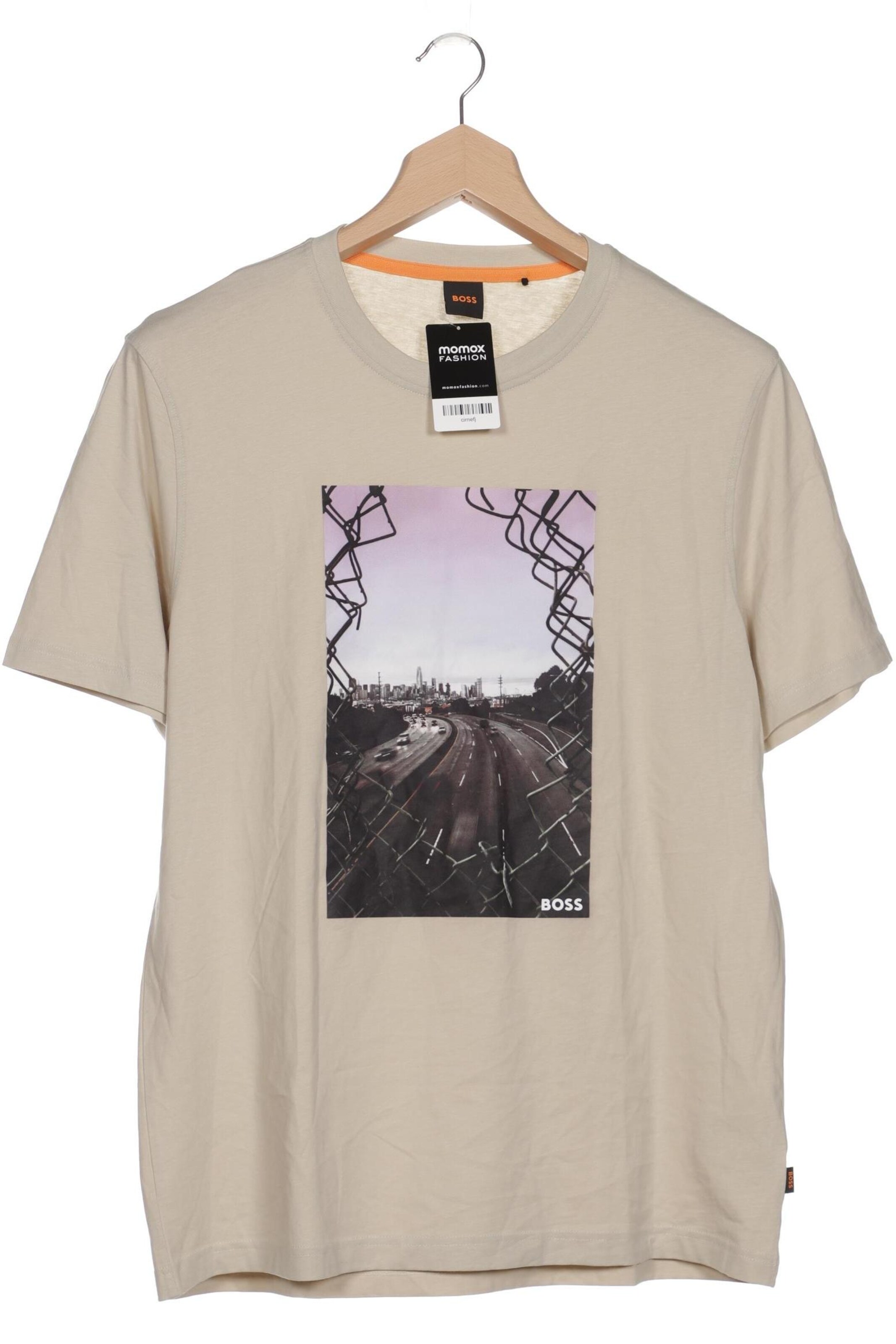 BOSS Orange T-Shirt XXL in Beige: Vorderseite