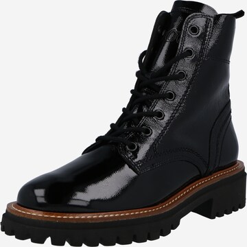 Paul Green - Botines con cordones en negro: frente