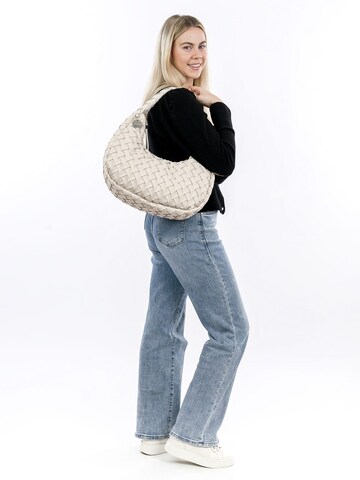 Poche ventrale 'Erna' Emily & Noah en beige