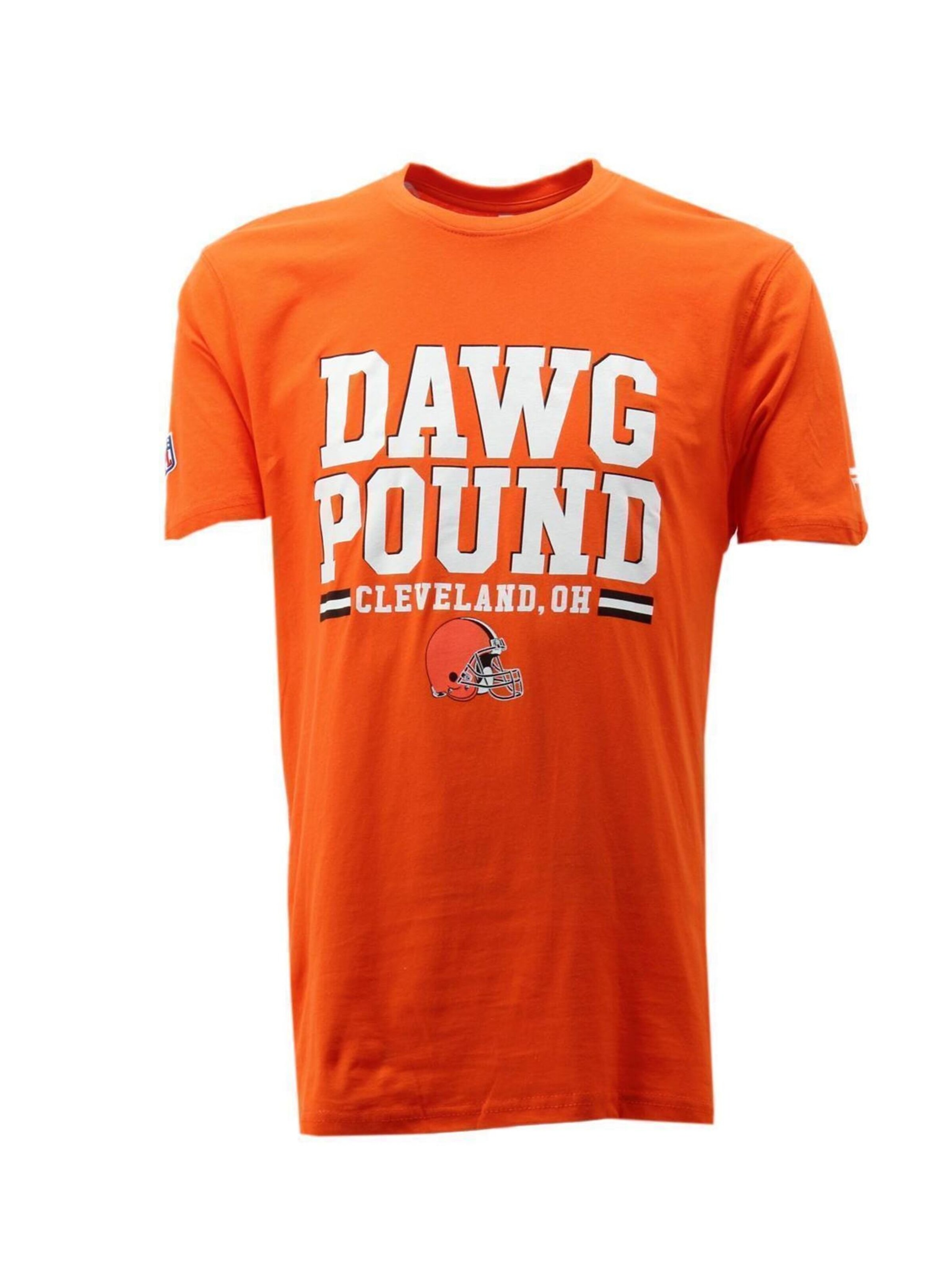 Fanatics Shirt 'NFL Football Dawg Pound Cleveland' in Orange: front
