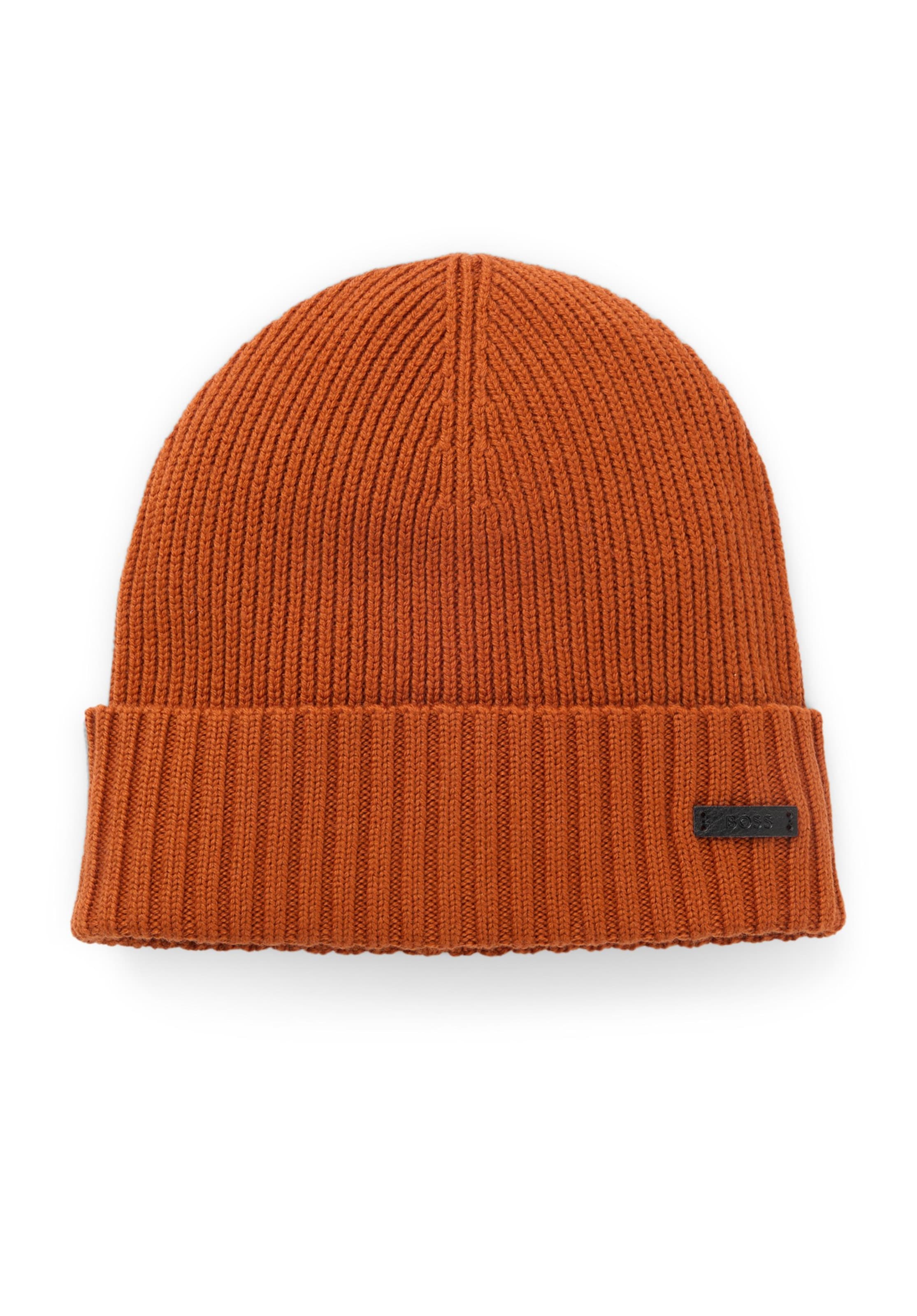 BOSS Mütze in Orange: Vorderseite