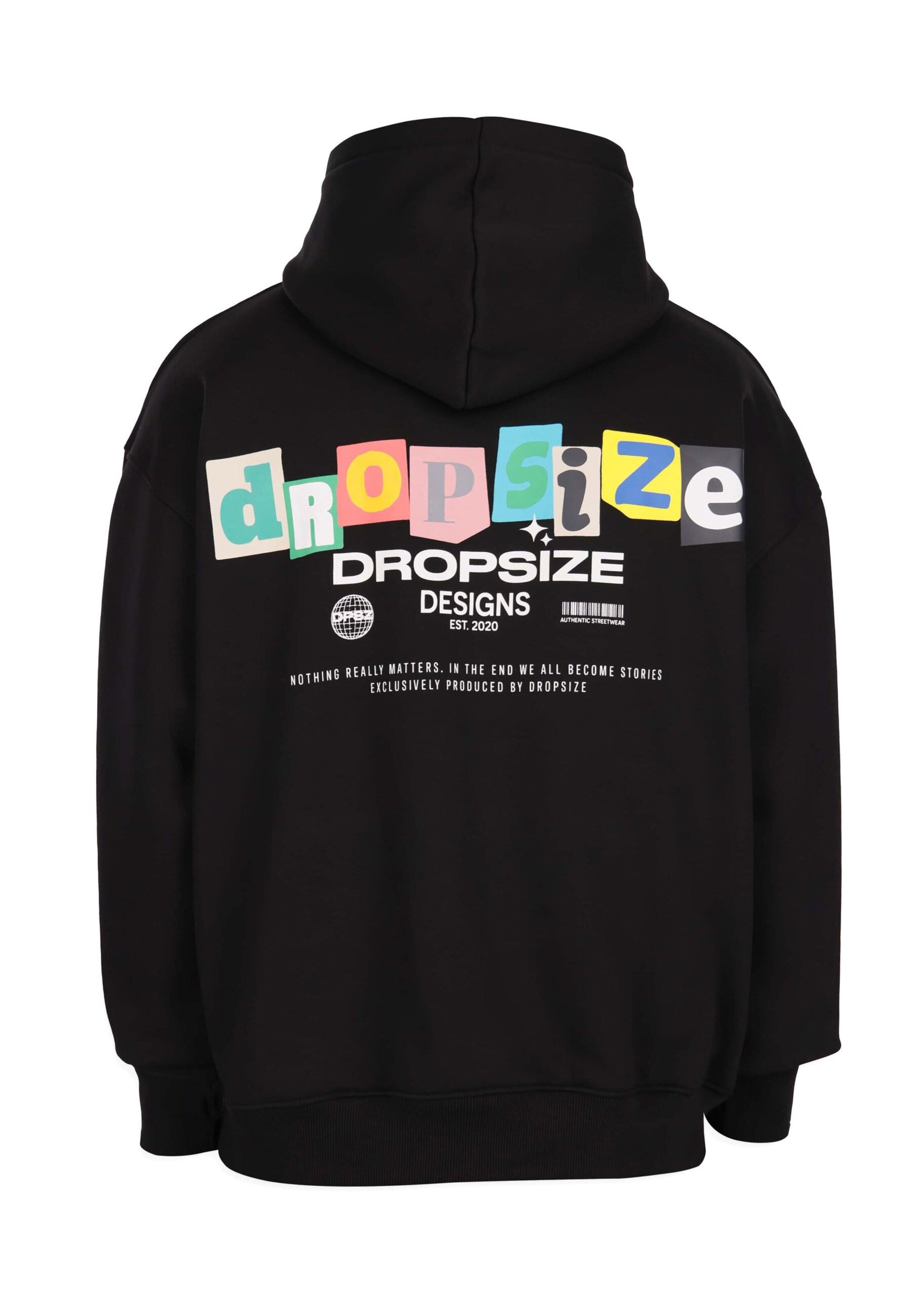 Dropsize Sweatshirt 'Nothing Matters' in Schwarz