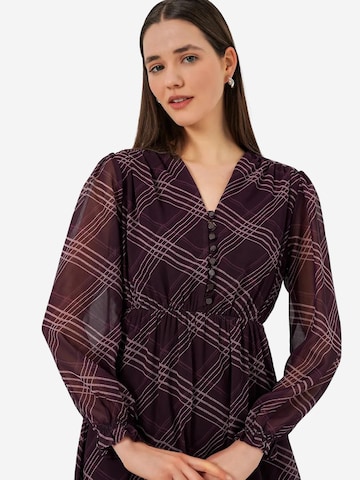 Bigdart Dress in Purple