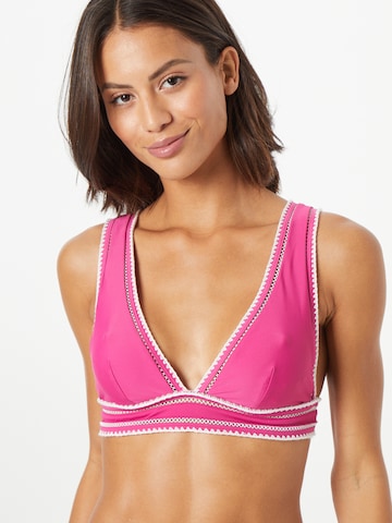 Hunkemöller Triangel Bikinitop 'Maya' in Pink: predná strana