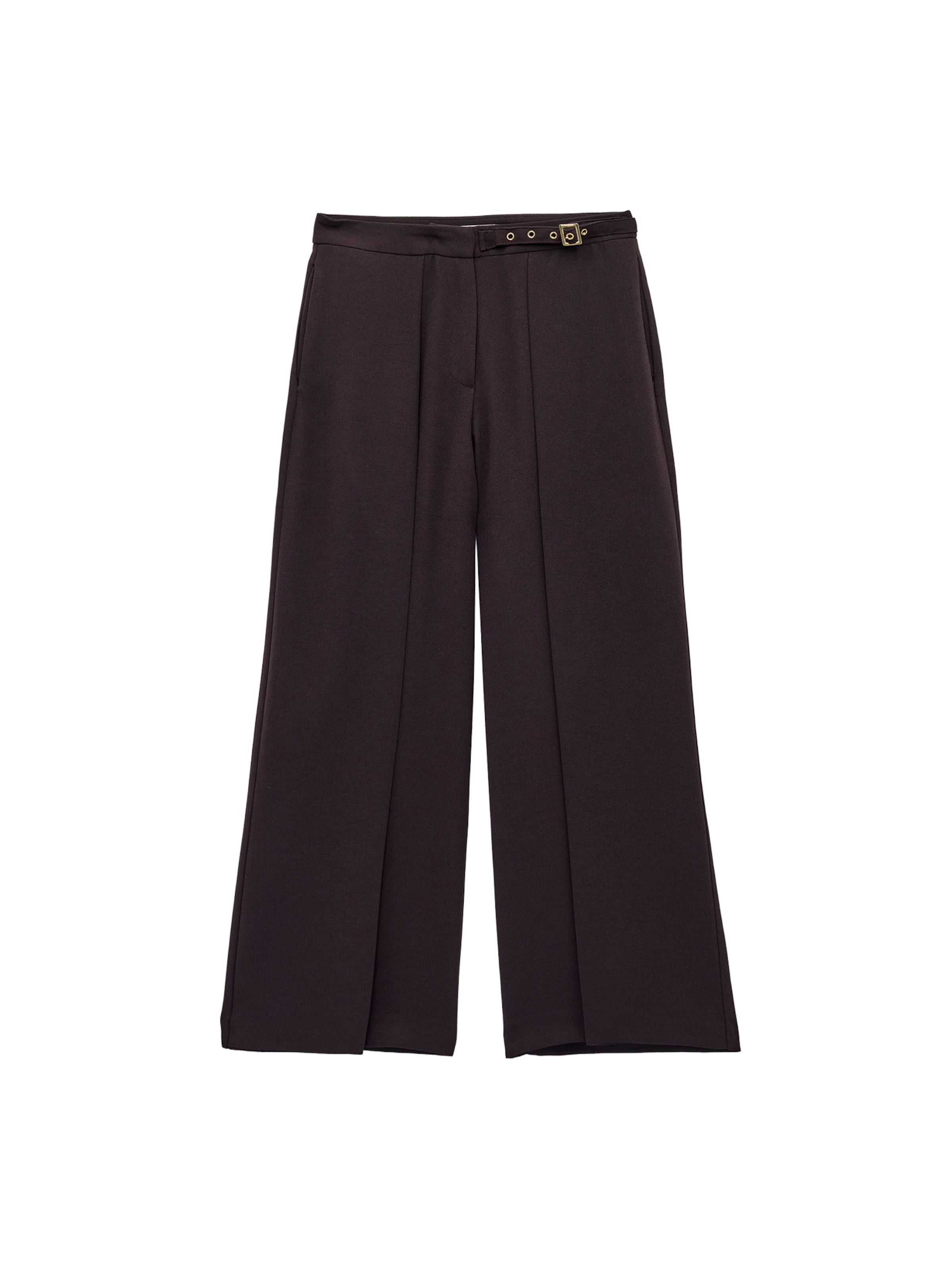 Koton Pleat-front trousers in 32/Regular in Dark brown, Item view