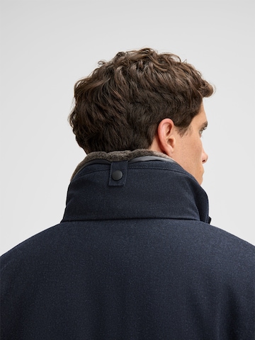 STRELLSON Winterparka ' Flex-Overjacket ' in Blauw