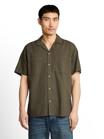 TOM TAILOR Regular fit Риза в зелено: отпред