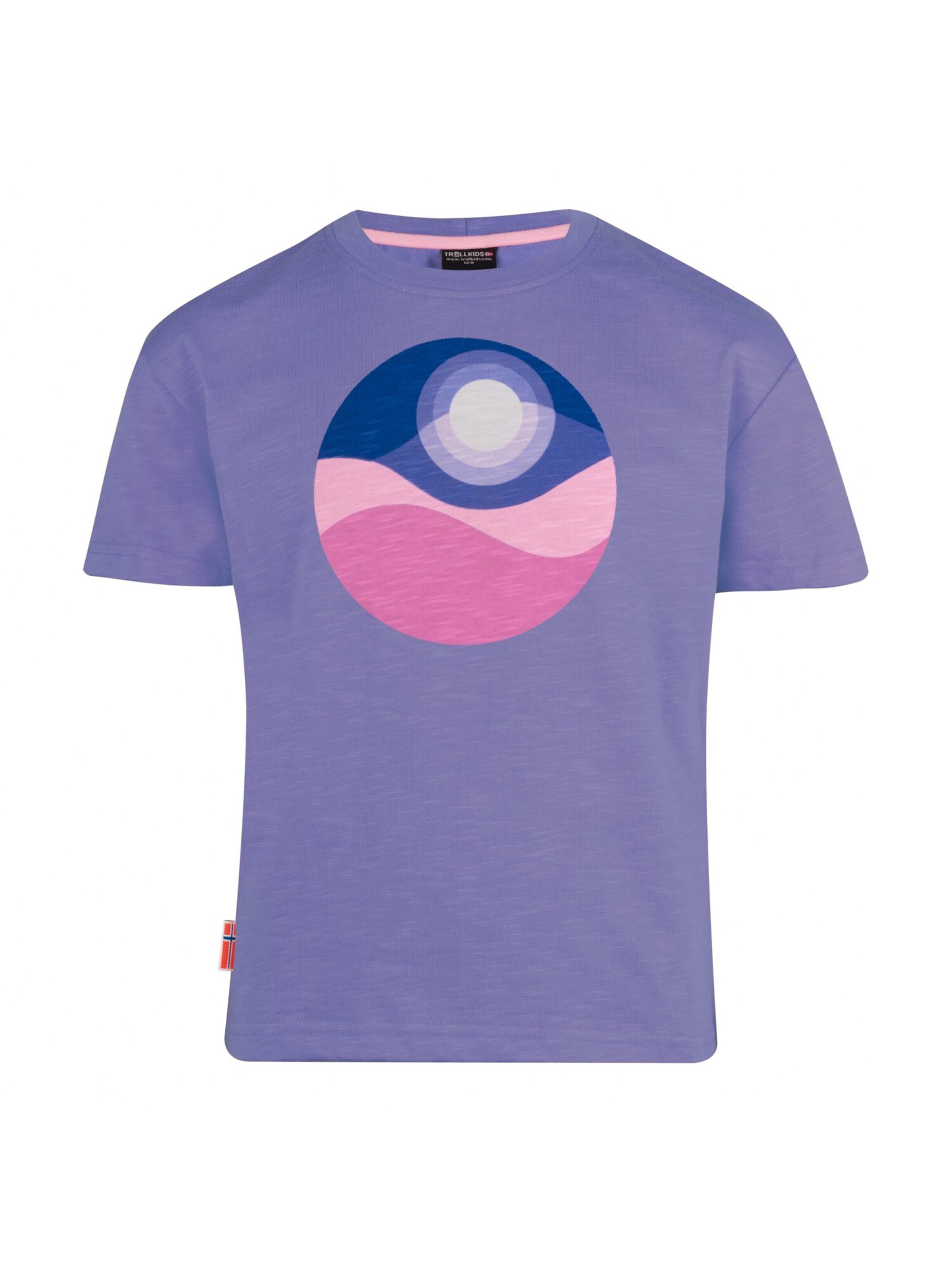 TROLLKIDS Performance Shirt in Purple: front