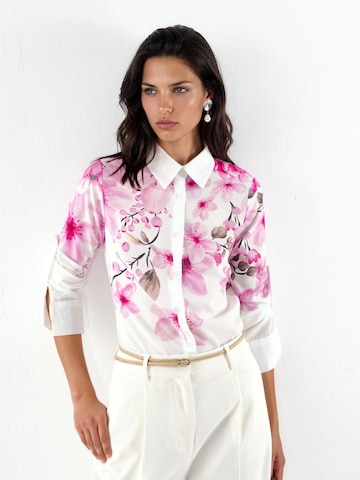 Camicia da donna di MSN Collection in bianco: frontale