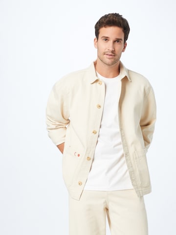 ABOUT YOU Limited Between-Season Jacket 'Oskar' in Beige: front