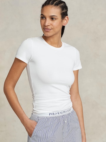 Polo Ralph Lauren Shirt ' Basic ' in White: front