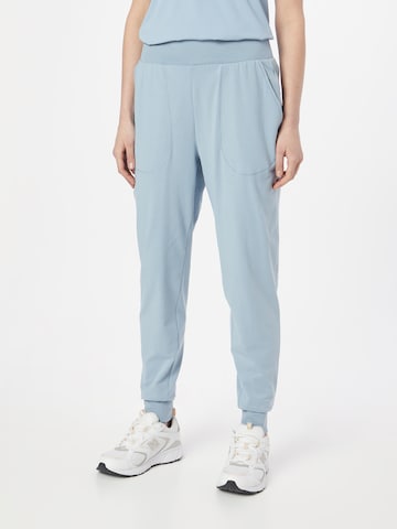 ESPRIT Tapered Sportbroek in Blauw: voorkant