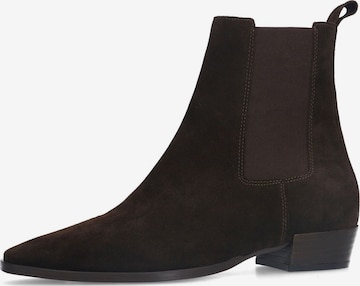 MANFIELD Chelsea Boots in Braun: Vorderseite