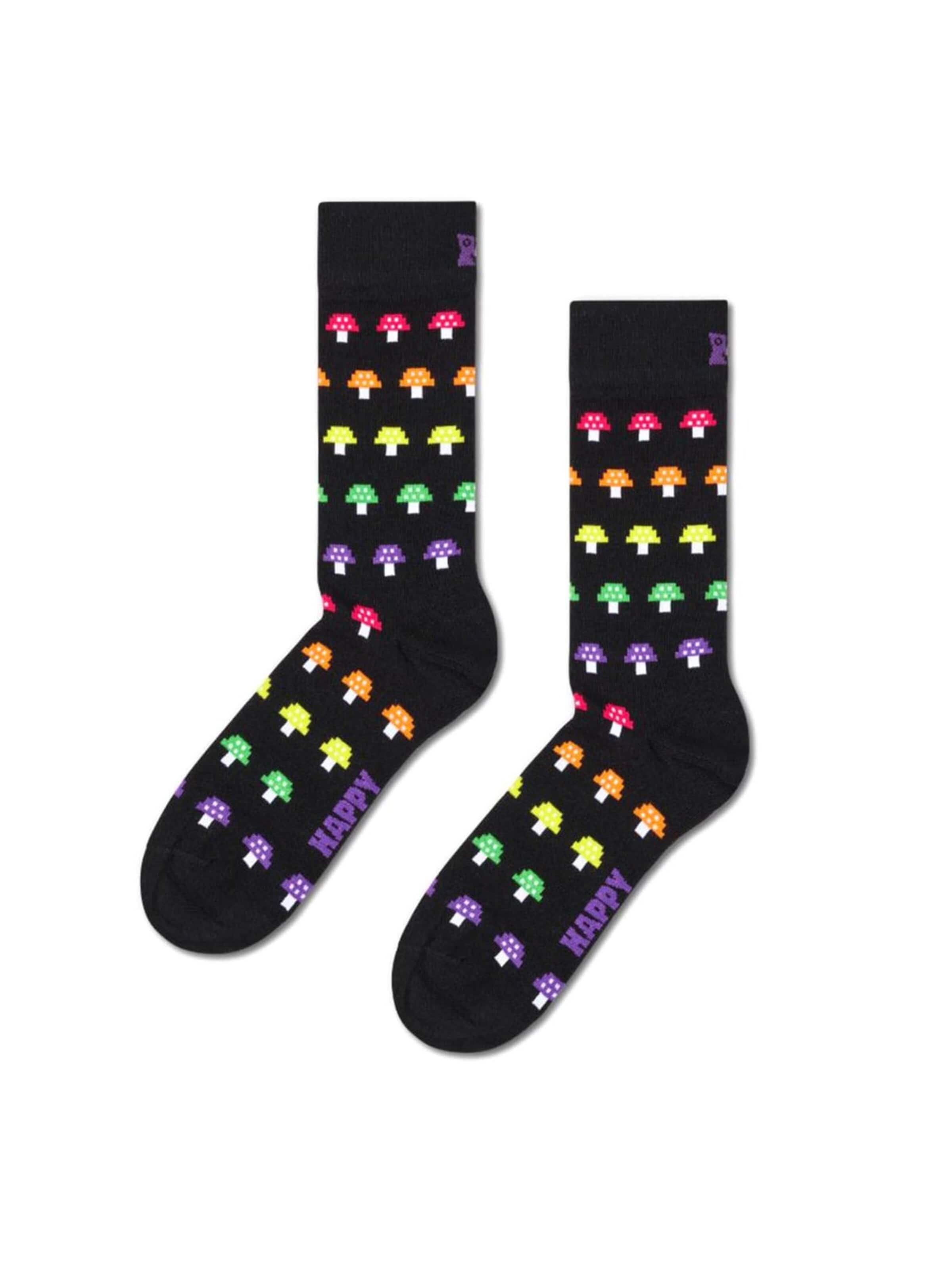 Calzino di Happy Socks in nero: frontale
