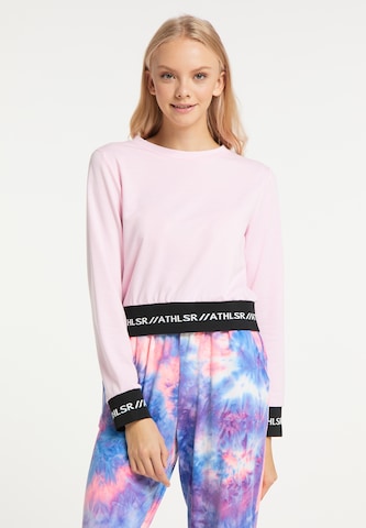 myMo ATHLSR Sportief sweatshirt in Roze: voorkant